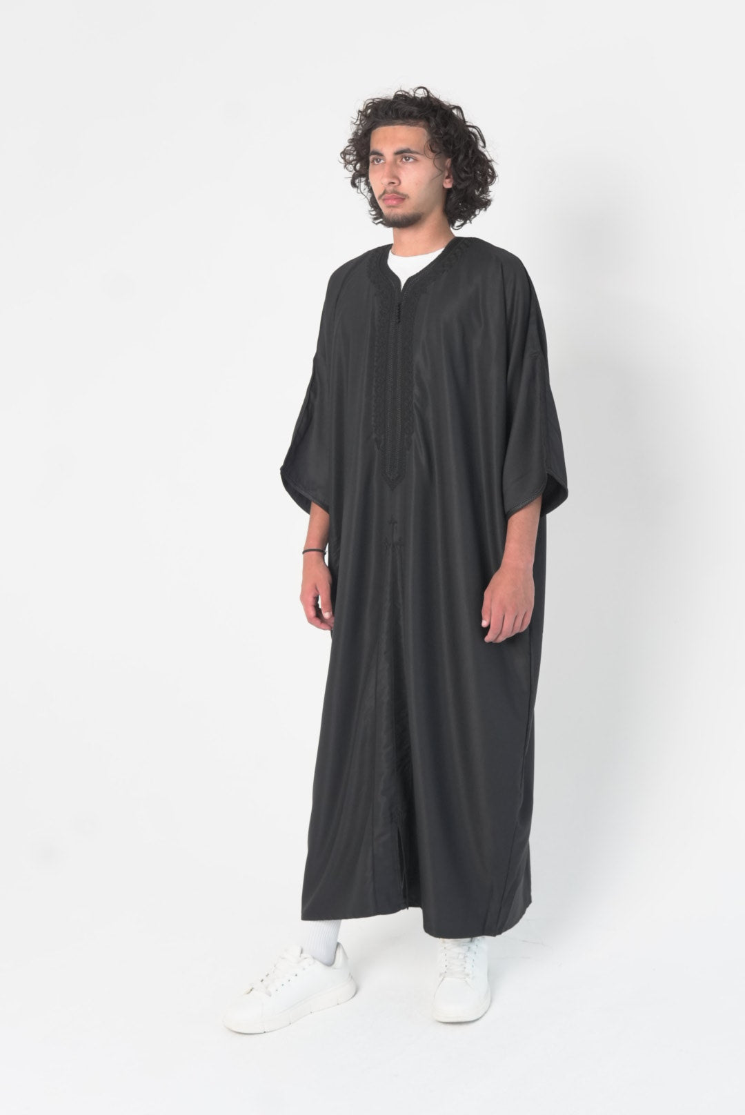 Men's Moroccan Black Gandoura