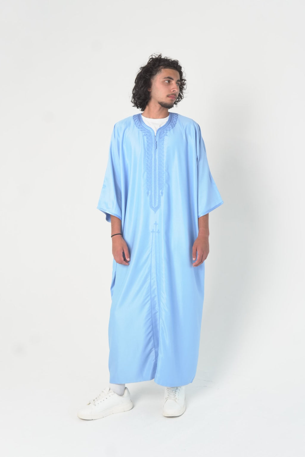 Men's Moroccan Blue Gandoura
