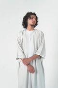 Men's Moroccan Oat Gandoura front view – From #1 Shop YAZIR – YAZIRCO