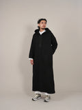 Black Moroccan Winter Djellaba Thobe - YAZIR