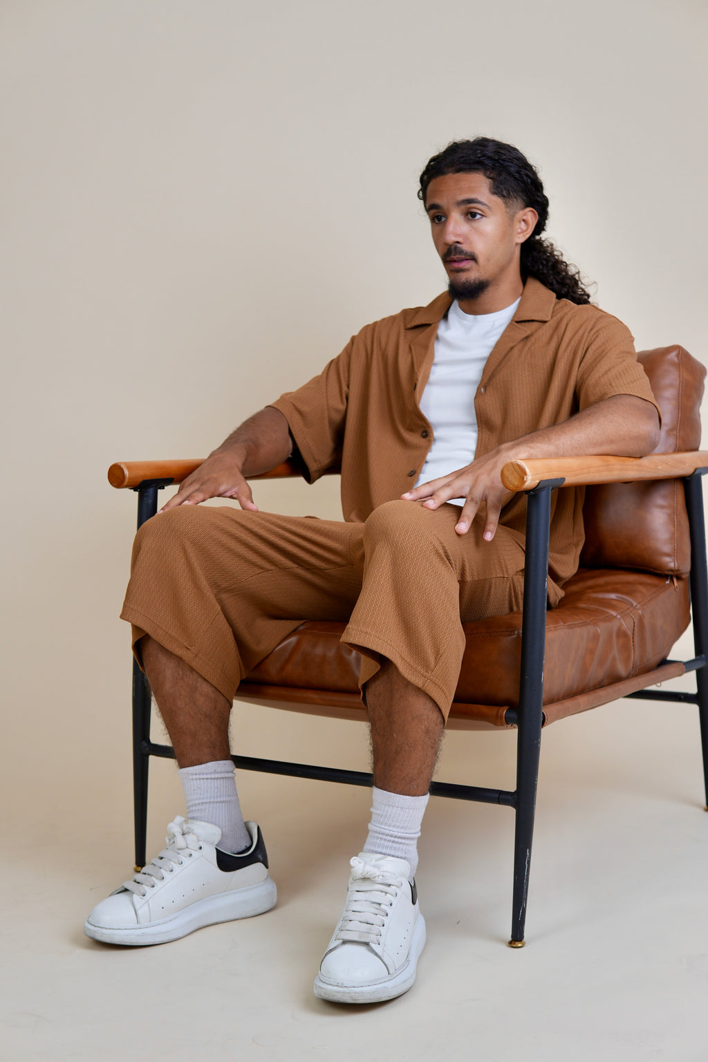 Men's Brown Rivieria Relaxed Shorts