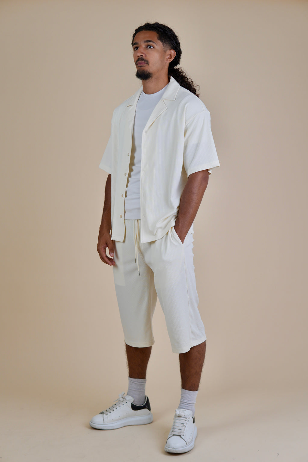 Men's Off-White Rivieria Relaxed Open Shirt