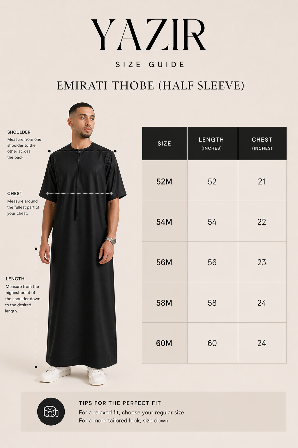 Premium Dark Grey Emirati Half Sleeve Thobe