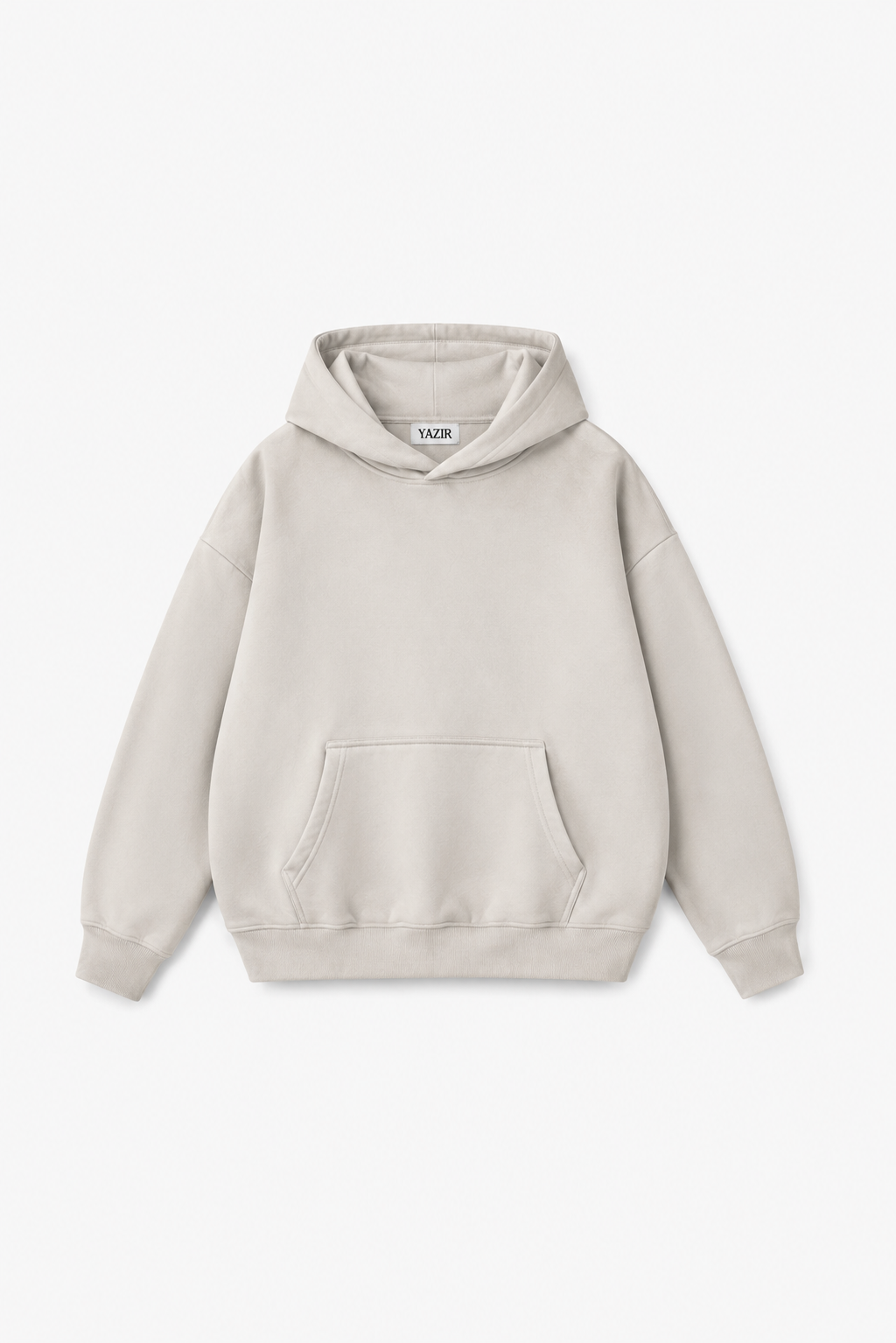 Essential Relaxed Fit Hoodie Light Grey