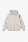 Essential Relaxed Fit Hoodie Light Grey front view – From #1 Shop YAZIR – YAZIRCO