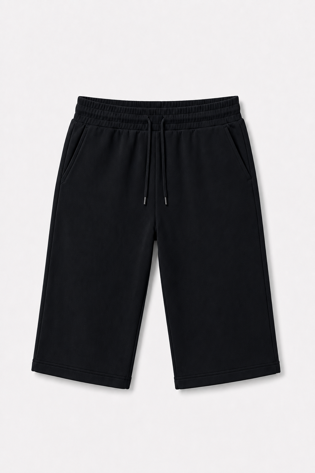 Essential Knee-Length Shorts Black