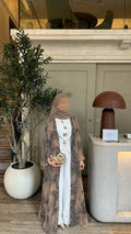 The Sahara Flow Abaya front view – From #1 Shop YAZIR – YAZIRCO