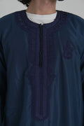 Navy Kaftan front view – From #1 Shop YAZIR – YAZIRCO