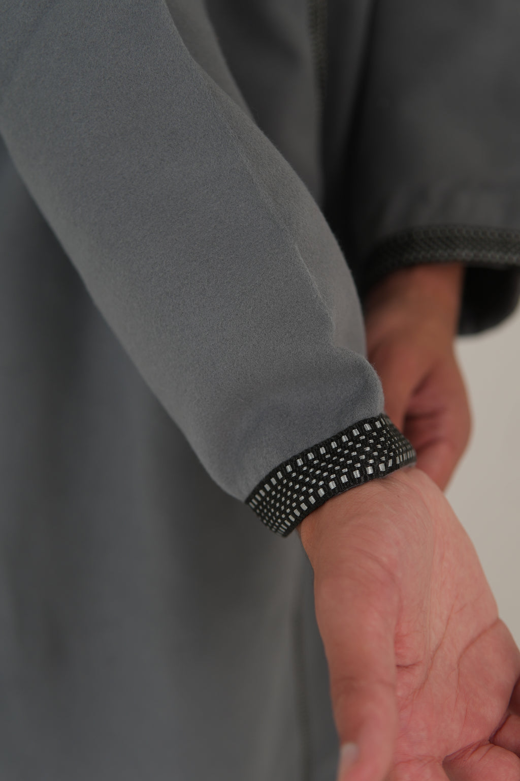 Men's Grey Djellaba Moroccan