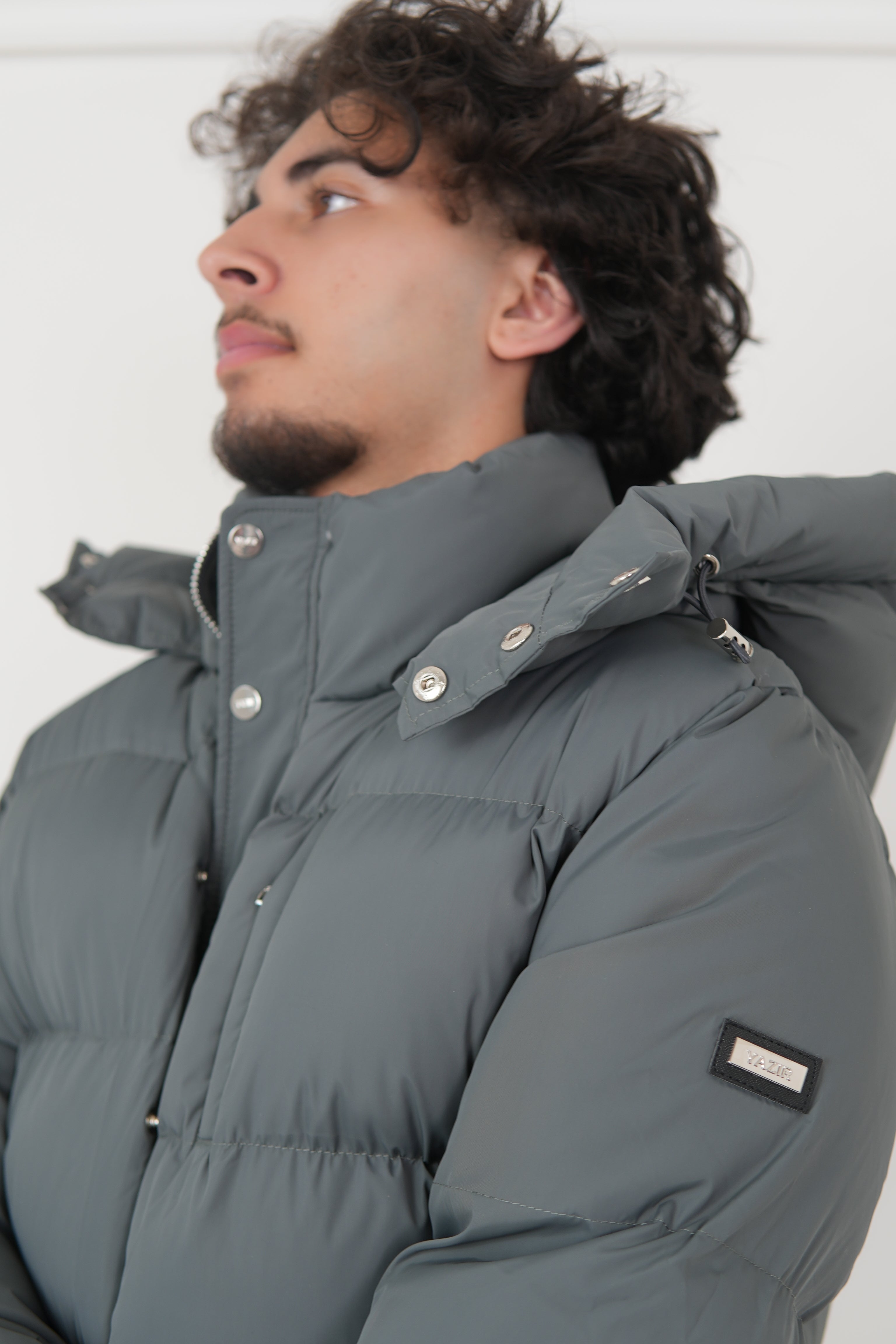 Charcoal Puffer Jacket
