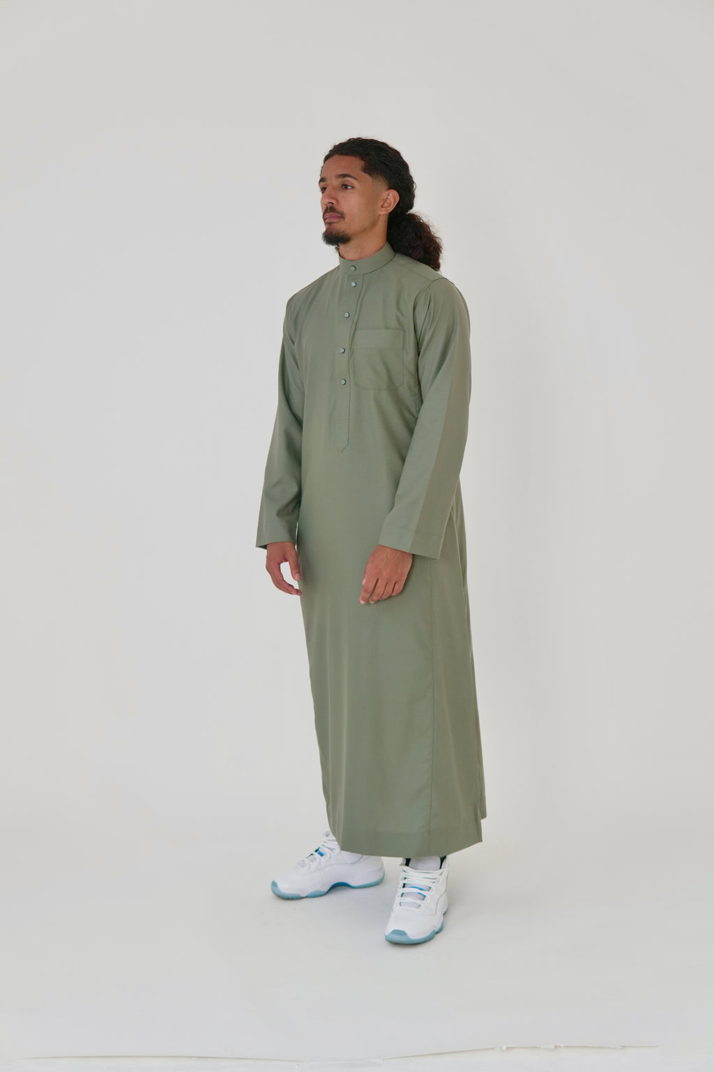 Classic Olive Saudi Thobe