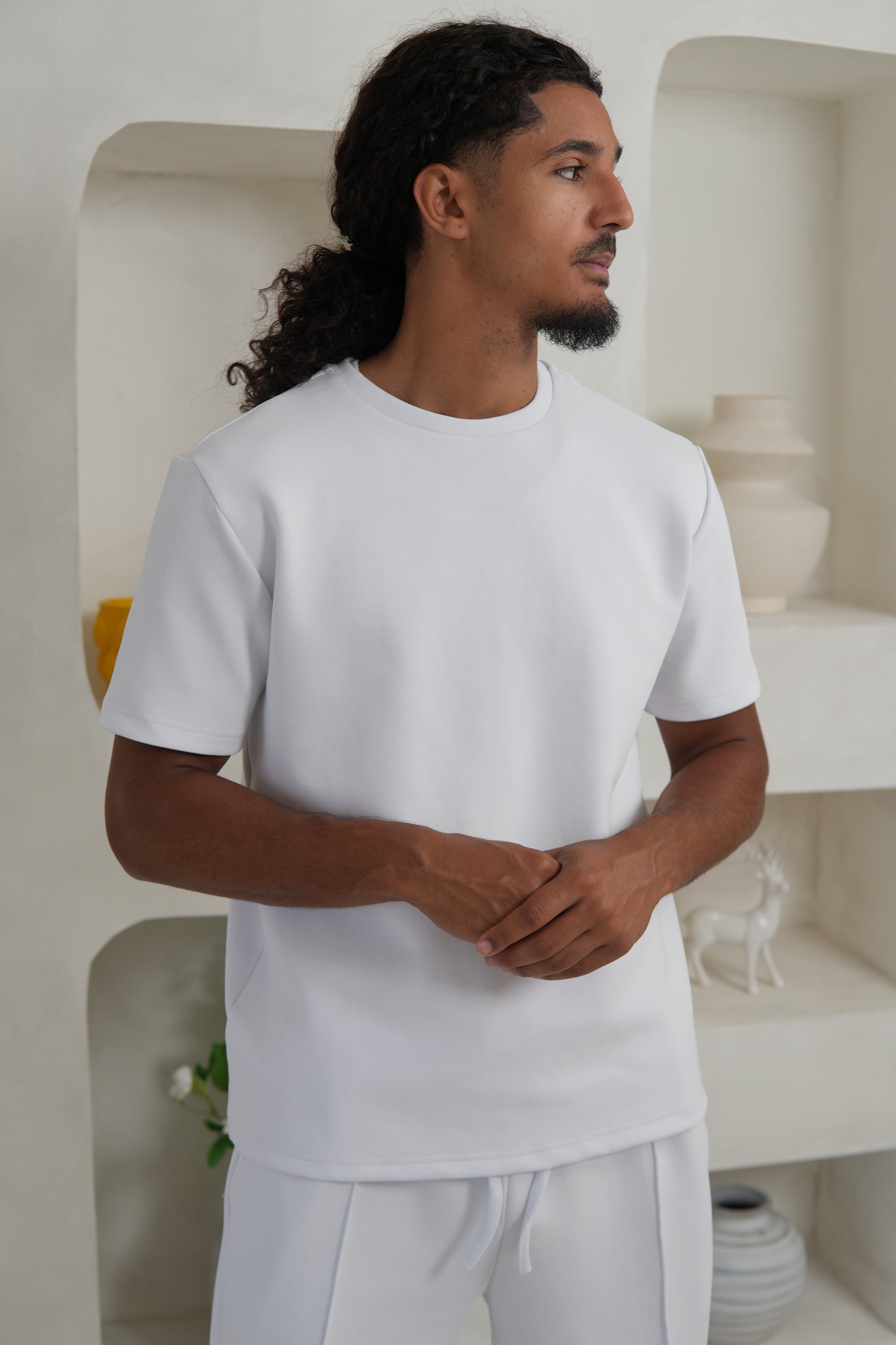 Men's Luxe White T-Shirt