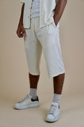 Men’s Off-White Riviera Knee-Length Shorts front view – From #1 Shop YAZIR – YAZIRCO
