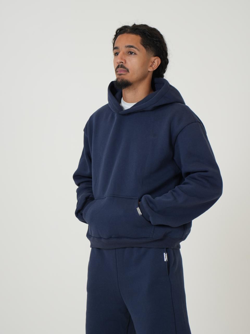The Blank Navy Hoodie