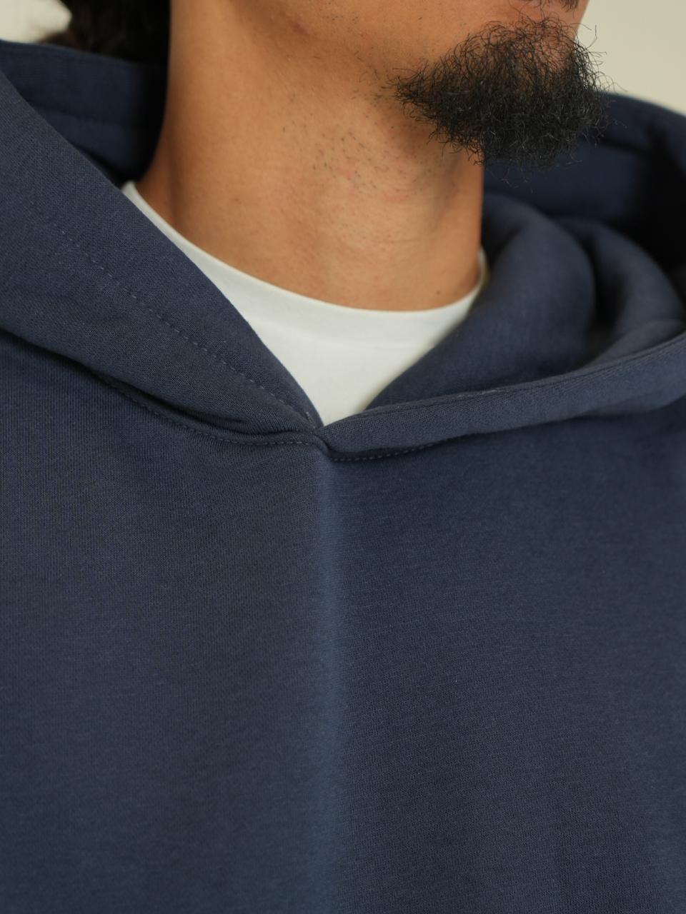 The Blank Navy Hoodie