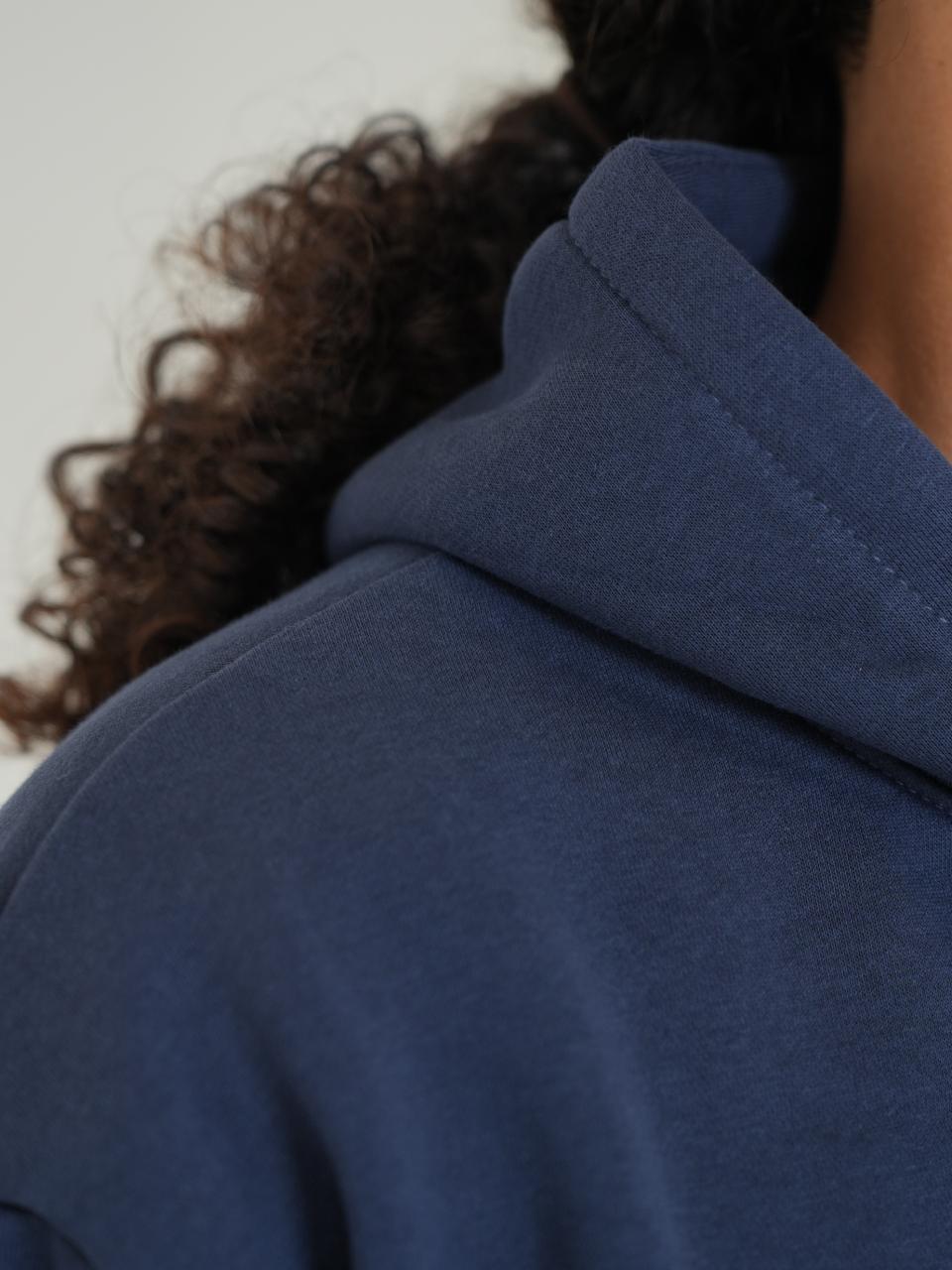 The Blank Navy Hoodie