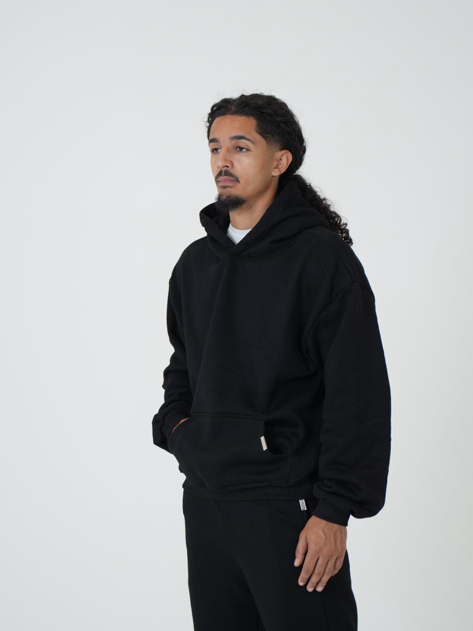 The Blank Black Hoodie
