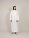 Premium White Diamond Saudi Thobe product detail – From #1 Shop YAZIR – YAZIRCO