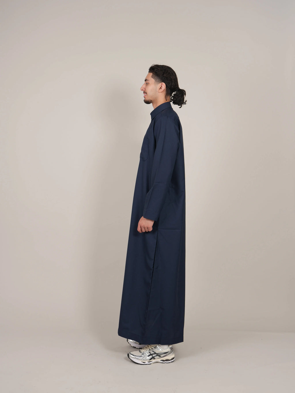 Premium Navy Diamond Saudi Thobe product detail – From #1 Shop YAZIR – YAZIRCO