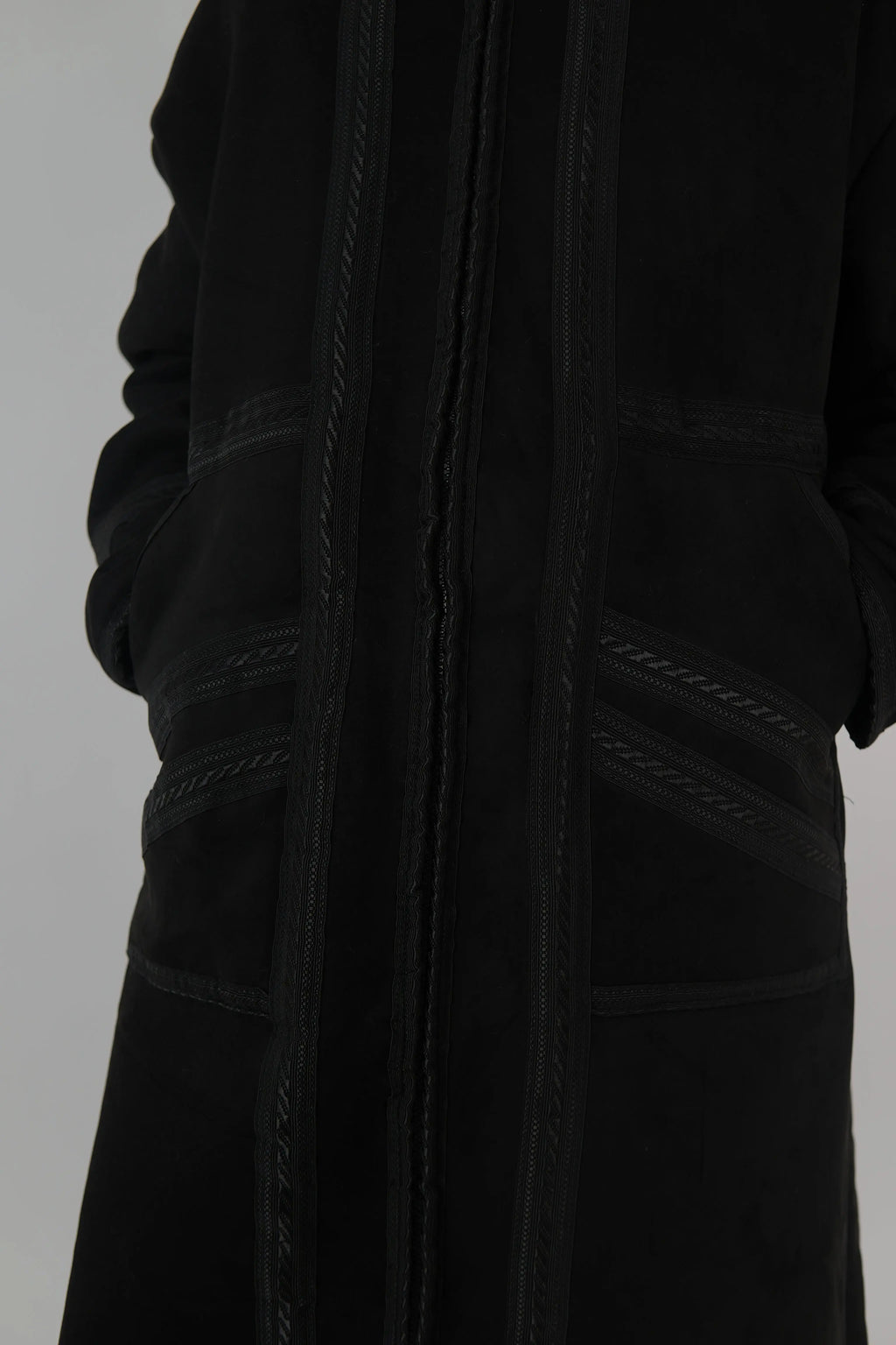Men’s Black Farwa Coat product detail – From #1 Shop YAZIR – YAZIRCO