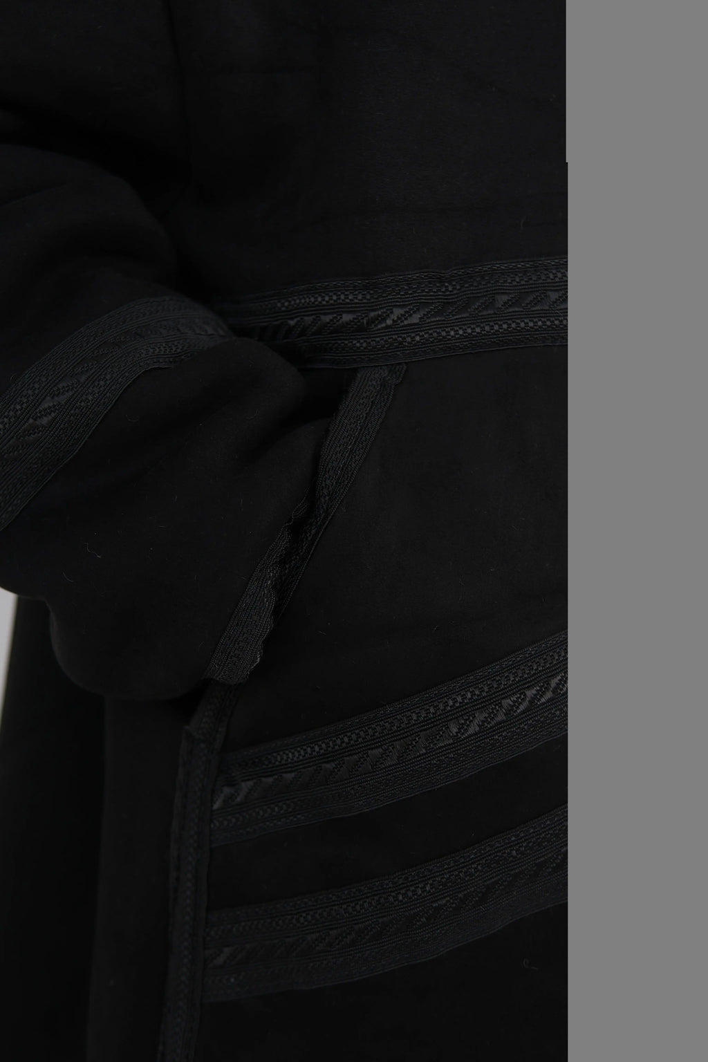Men’s Black Farwa Coat product detail – From #1 Shop YAZIR – YAZIRCO