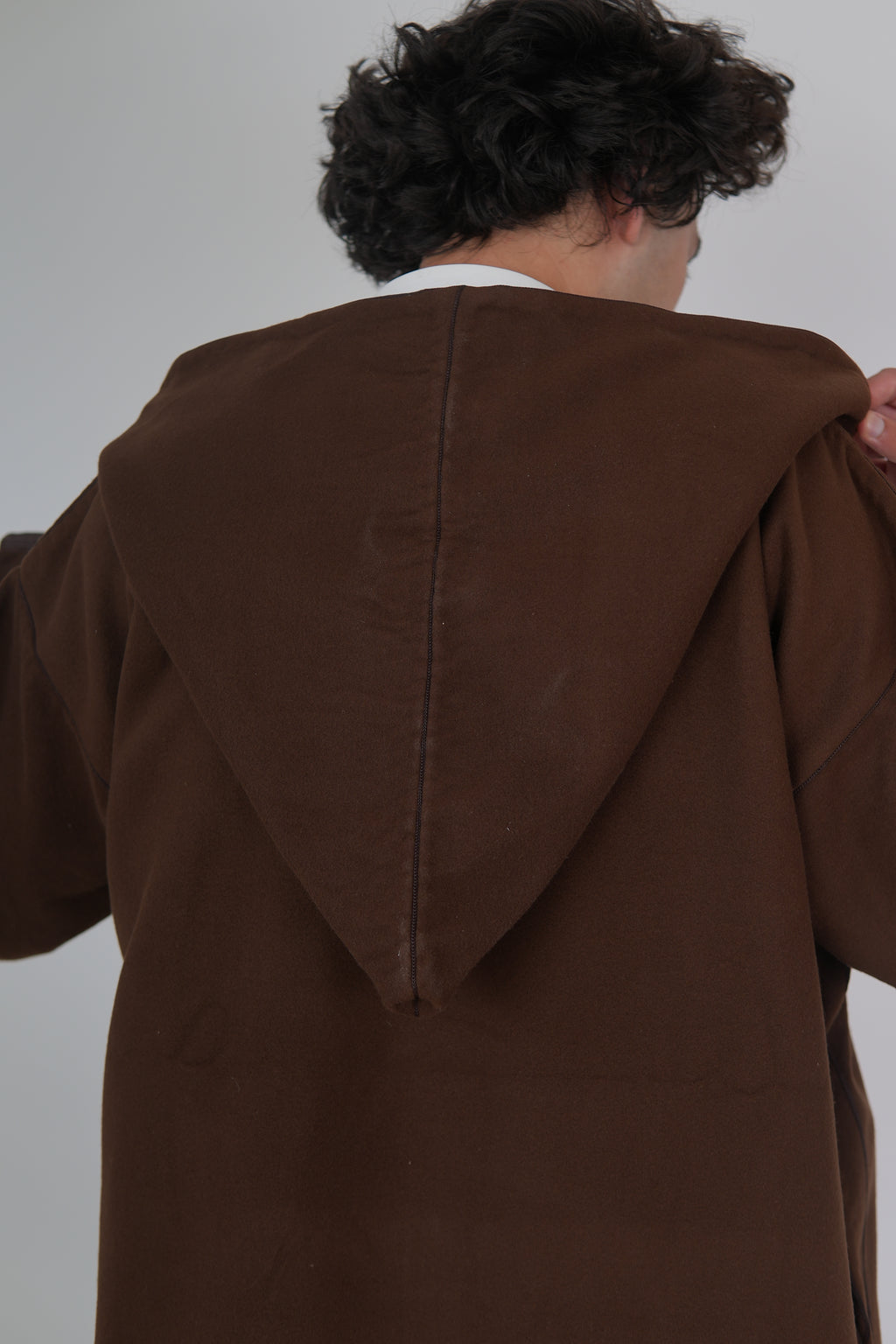 Moroccan Jellaba robe with hood